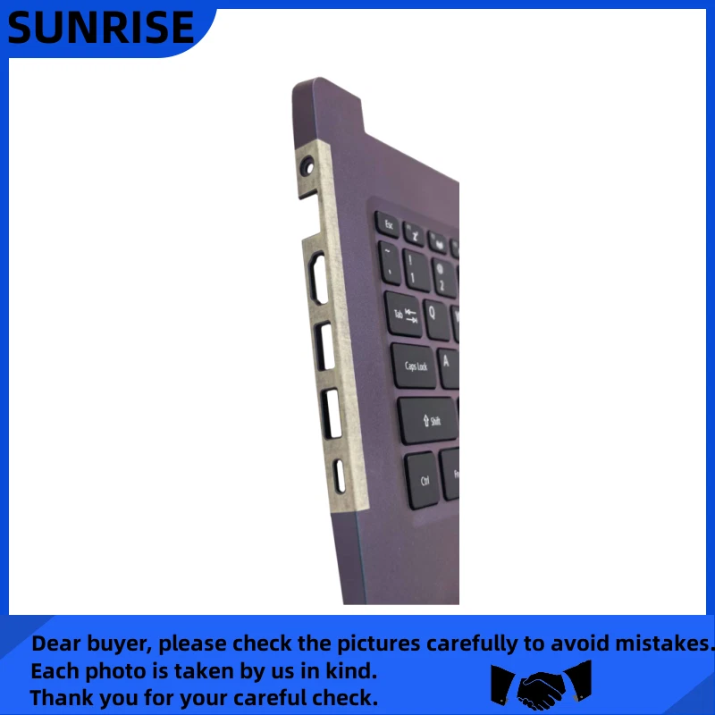 Nuevo Para Acer Swift A514-52 A514-53 S40-51 Reposamanos Cubierta Teclado 6B.HE1N8.032 Foto 3 de 4