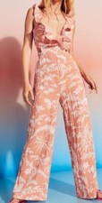 H M Cut out flounce trimmed jumpsuit Medium