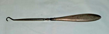 Vintage STERLING SILVER Handle BUTTON HOOK 2403-8 EC Mono 7 7/8"