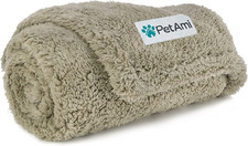 Fluffy Waterproof Dog Blanket for Small Medium Dogs, Soft Warm Pet Sherpa Throw