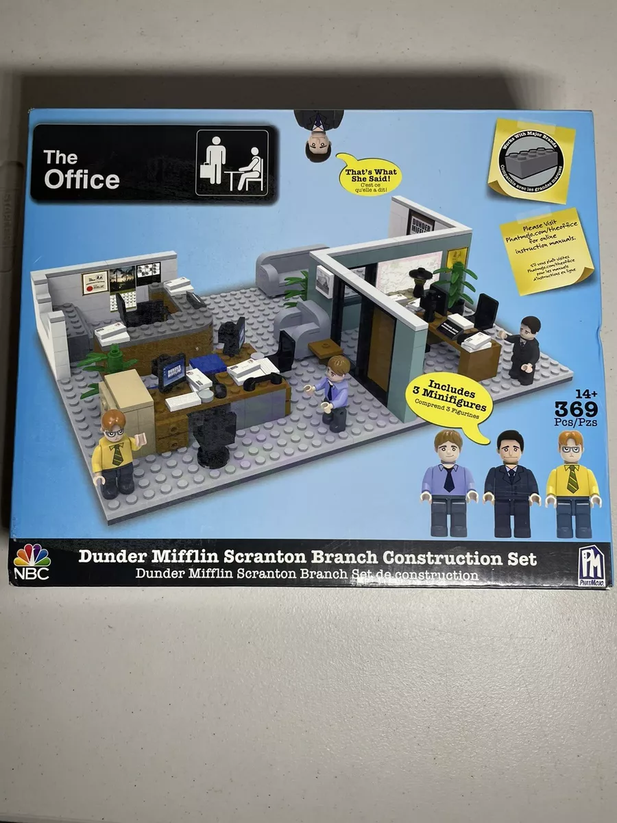 New DUNDER MIFFLIN Scranton Branch CONSTRUCTION SET Phatmojo THE OFFICE  Figures