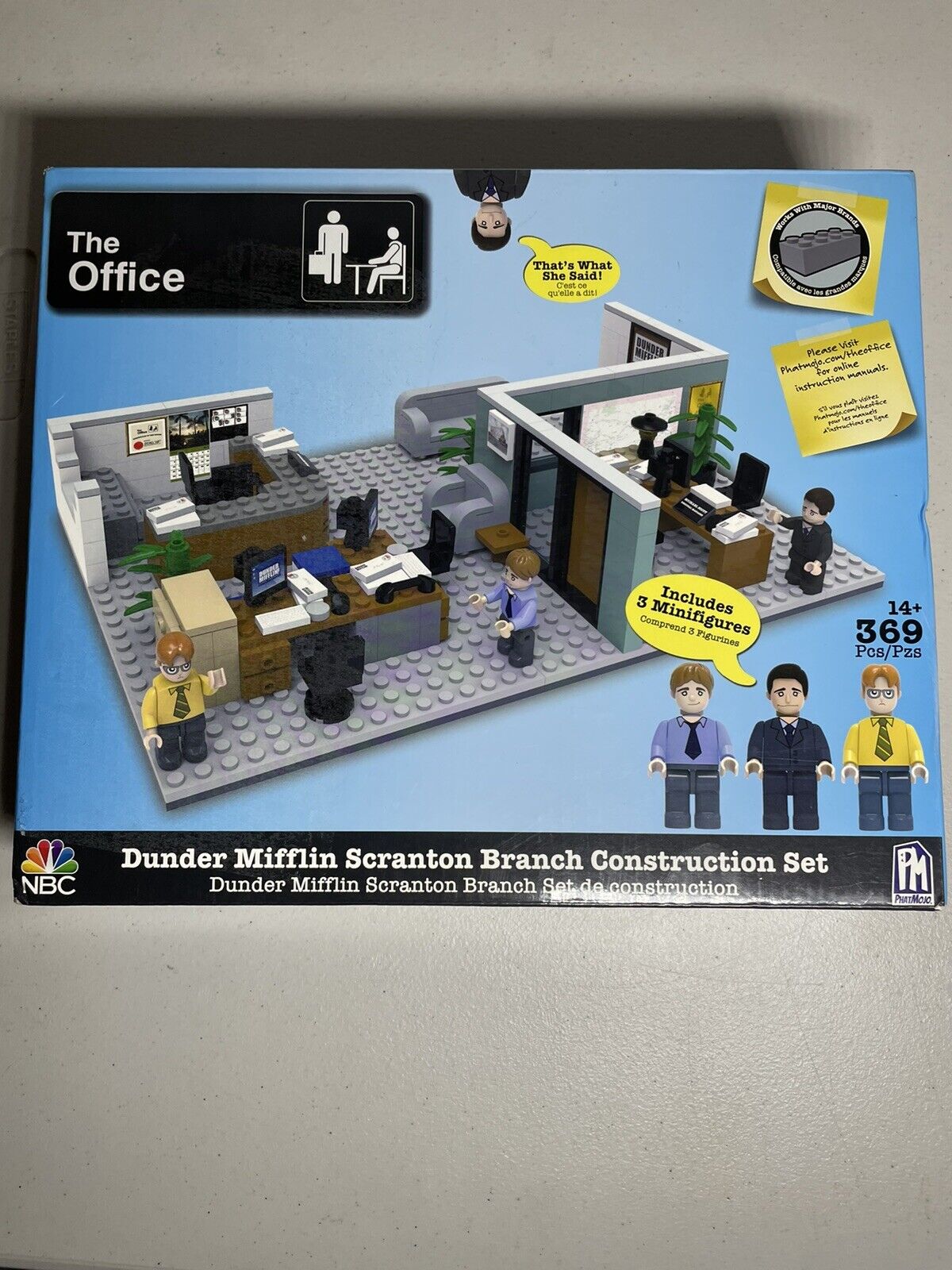 PhatMojo The Office Dunder Mifflin Scranton Branch Construction Set For  Parts