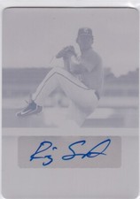 Riley Self 2015 Leaf Perfect Game Magenta Plate Autograph 1/1 