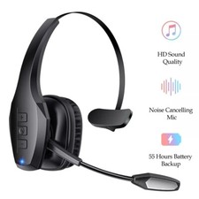 Wireless Headphone Headset Bluetooth Truck Driver Noise Cancelling
