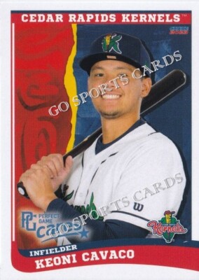 2023 Cedar Rapids Kernels Keoni Cavaco RC Rookie Minnesota Twins Minor League