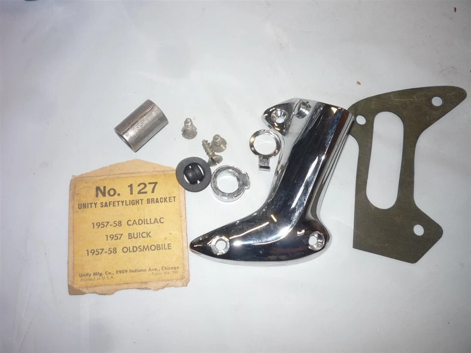 1957 Buick 1957 58 Cadillac Oldsmobile spotlight & mounting kit nos Unity - Image 2 of 4