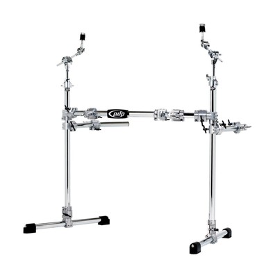 Pacific Drums by DWChrome Over Steel Main Rack with 2 Side Wings