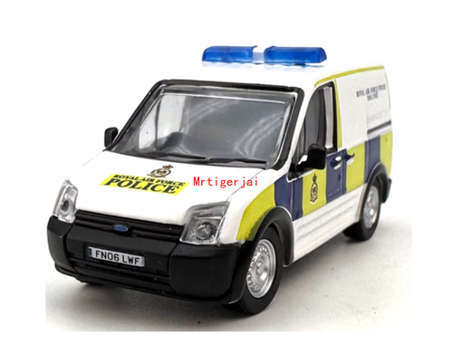 AU 1:76 White Mini Van RAF Police Truck Model Diecast Metal Car New - Picture 2 of 5