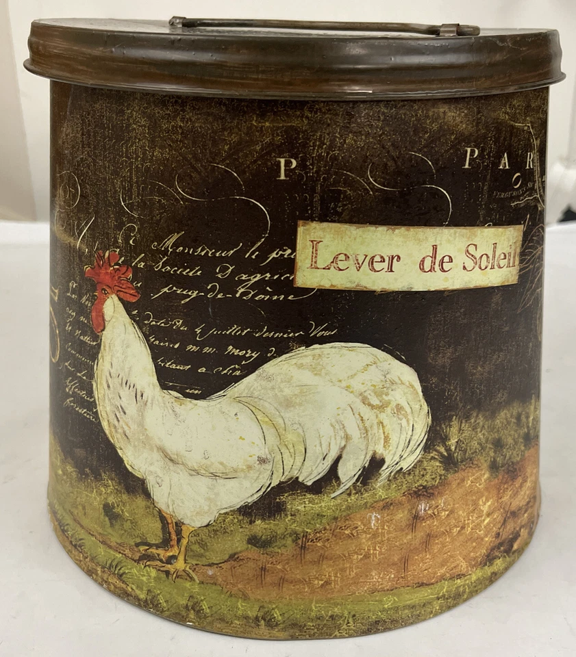 Creative Co-op Farmhouse Decorative  Tin / Pail - 10” Tall - Image 4 of 4