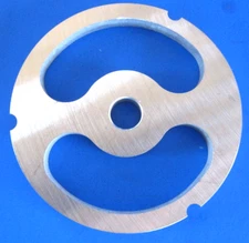 #32  Meat Grinder Kidney Sausage Stuffing Stuffer  Plate TRIPLE NOTCH