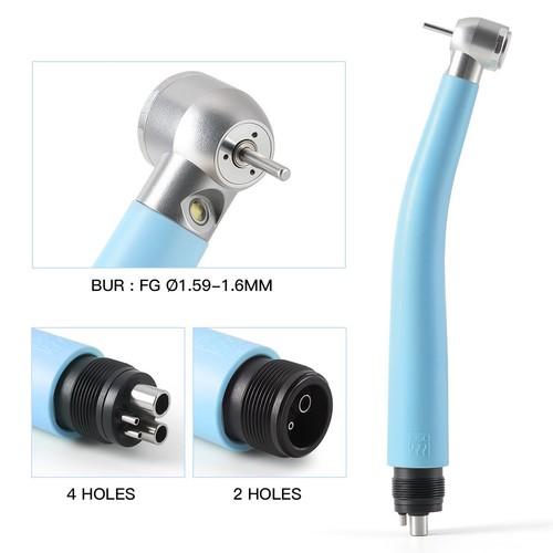 Dental LED Integrate E-generator High Speed Handpiece Plastic 3 Way Spray 4Holes - Picture 2 of 21