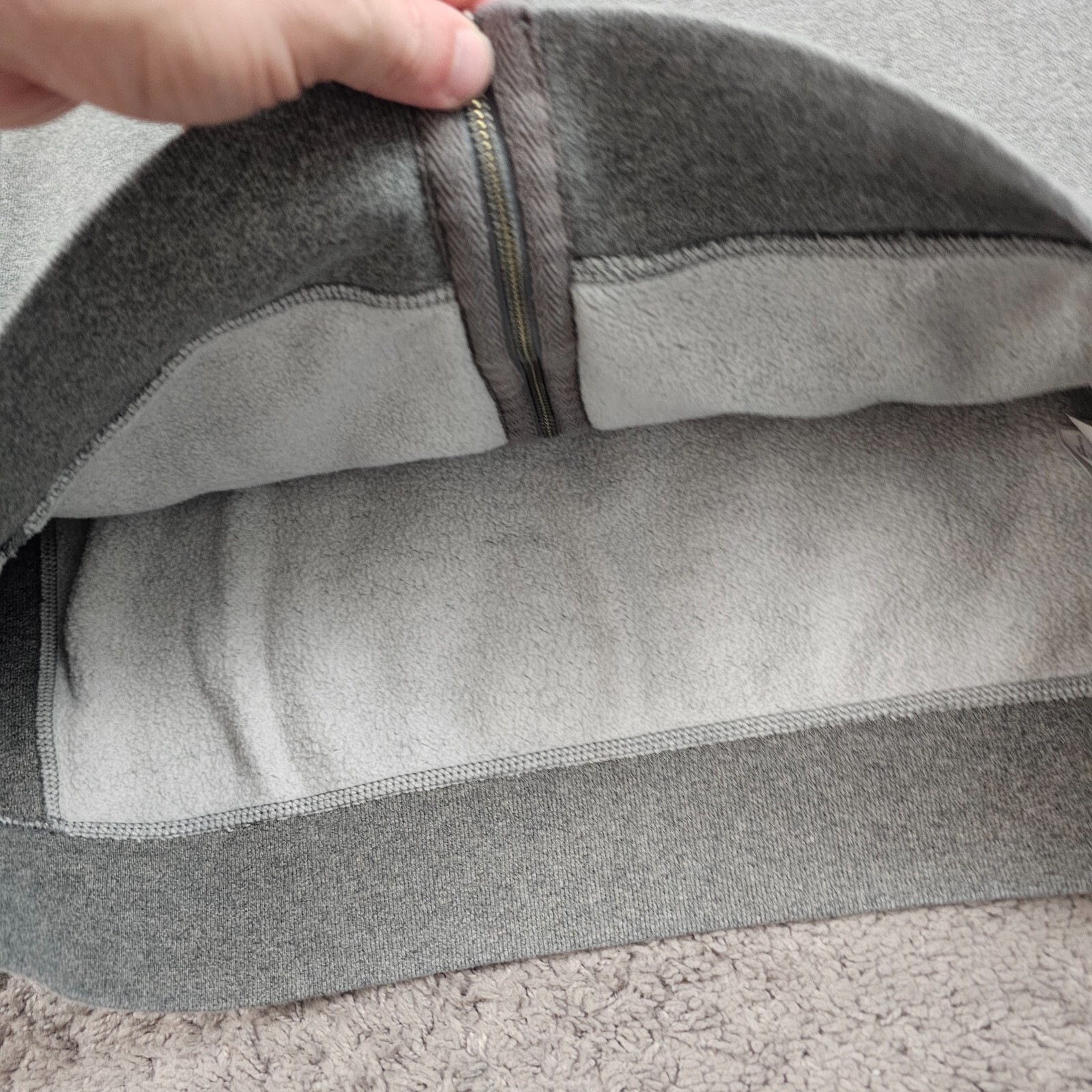 Polo Ralph Lauren felpa con cappuccio uomo XL alta XLT full zip foderata pony