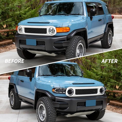 Juego de faros LED con animación DRL luz delantera para Toyota FJ Cruiser 2007-2014 - Imagen 2 de 14