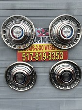 1963-64ford F-150 Galaxie 500 427 Poverty Hubcaps Set4 Big Block Fairlanecopcar