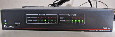 Extron DMP 64 with Power Supply and Connectors Tested