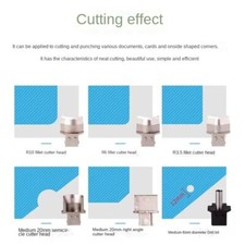 6 in 1 Round Corners, Semi-Circle, Punch, Paper Cutter, Cut Corners,
