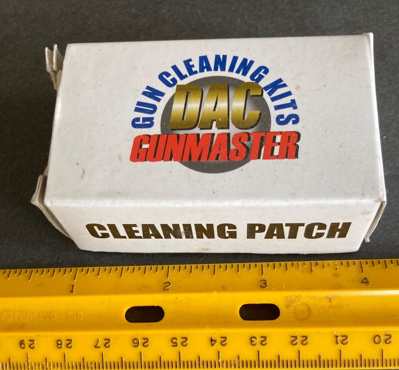 Gunmaster Gun Cleaning Patches, DAC Cleaning Kits 3”