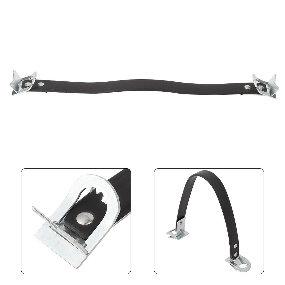 Black Metal Heavy Duty Side Lift Strap Car Battery Carrier eBay