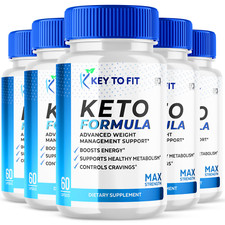 Key To Fit Advanced Keto Capsules - Weight Management and Energy Boost 5 Pack 