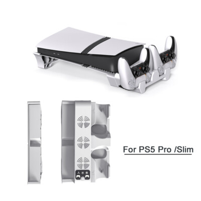 Für PS5 Pro /Slim Gamepad Konsole Ladestation Multifunktionale Kühlung Stand