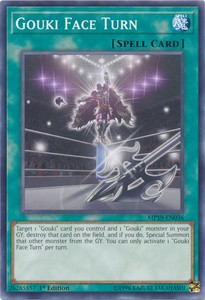 Gouki Face Turn - MP19-EN036 - Common - 1st Edition x3 - Near Mint