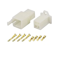 2.8MM 4 PIN WAY AUTOMOTIVE ELECTRICAL WIRE CONNECTOR MALE  AND FEMALE CABLE