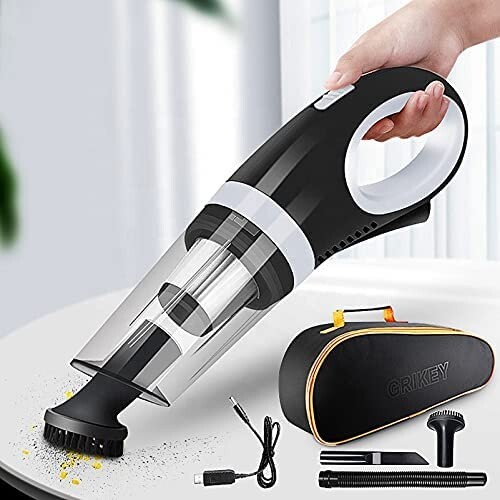 Handheld Wireless Vacuum Cleaner 120W 6.5kpa - Wet & Dry - Picture 1 of 7