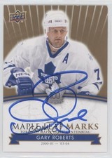2017 Upper Deck Toronto Maple Leafs Centennial Leaf Marks Gary Roberts Auto xp6