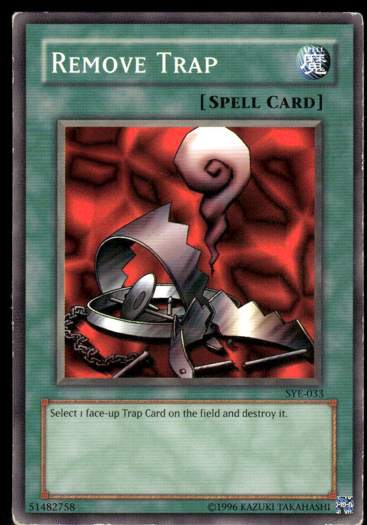 Remove Trap SYE-033 Starter Deck: Yugi Evolution Unlimited DMG