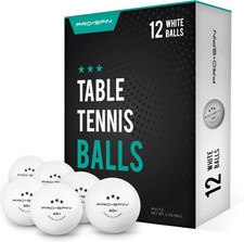 Ping Pong Balls - 3-Star Premium White Table Tennis Balls  High-Performance 40 