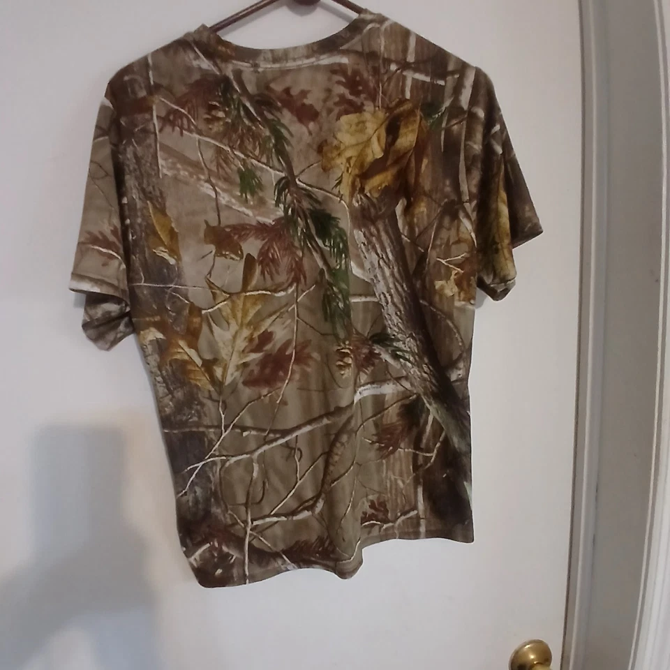 Realtree Youth 2XL (18) Camouflage Tee Shirt Short Sleeve Unisex Hunting Camo - Image 4 of 4