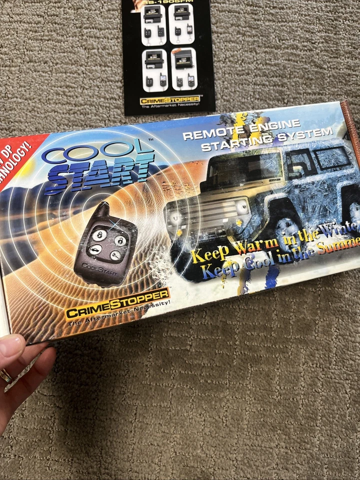 Crimestopper Cool Start Remote Start System Keyless Entry New Vtg RS-1804 FM - Image 2 of 4