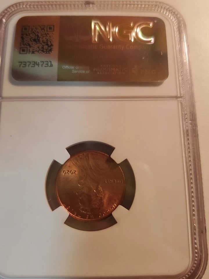 2020 Shield Cent  The Best  Split DIE NGC MS64 RD - Image 4 of 4