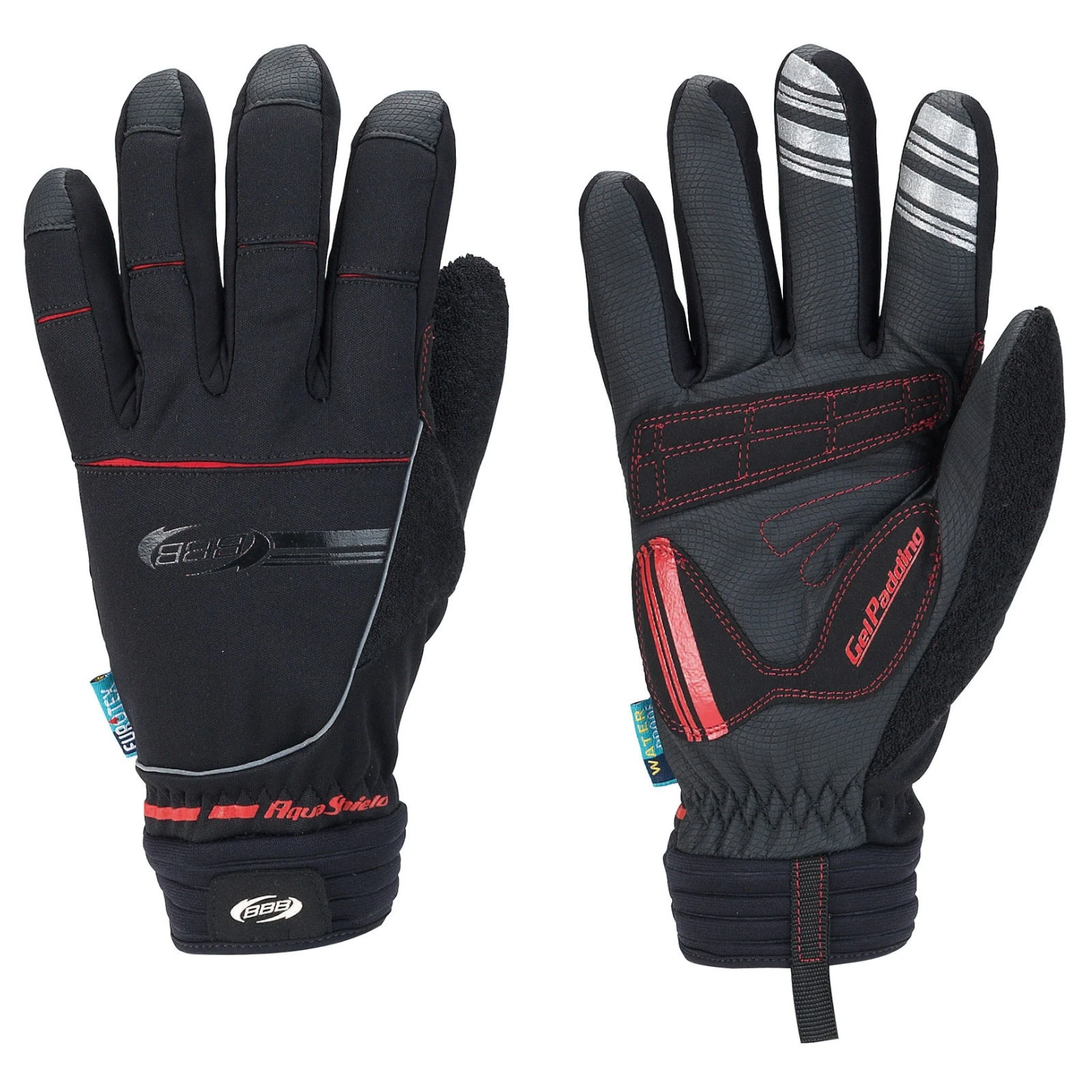 Winter Gloves Windproof & Waterproof BBB AquaShield Dog Walking Hiking Cycling