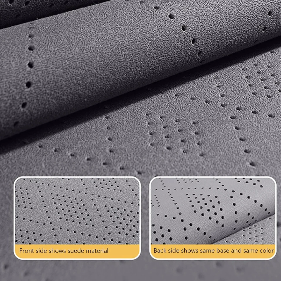 2025 Suede Leather Car Seat Covers Cushions 2/5-seat For Lancia Sedan Protector - image 2 of 4