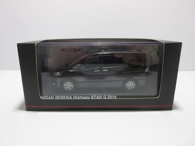 Kyosho Nissan Serena Highway Star G 2014 1:43 Diamond Black Modellauto