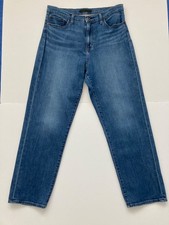 Uniqlo ladies boyfriend style jean faded denim 28