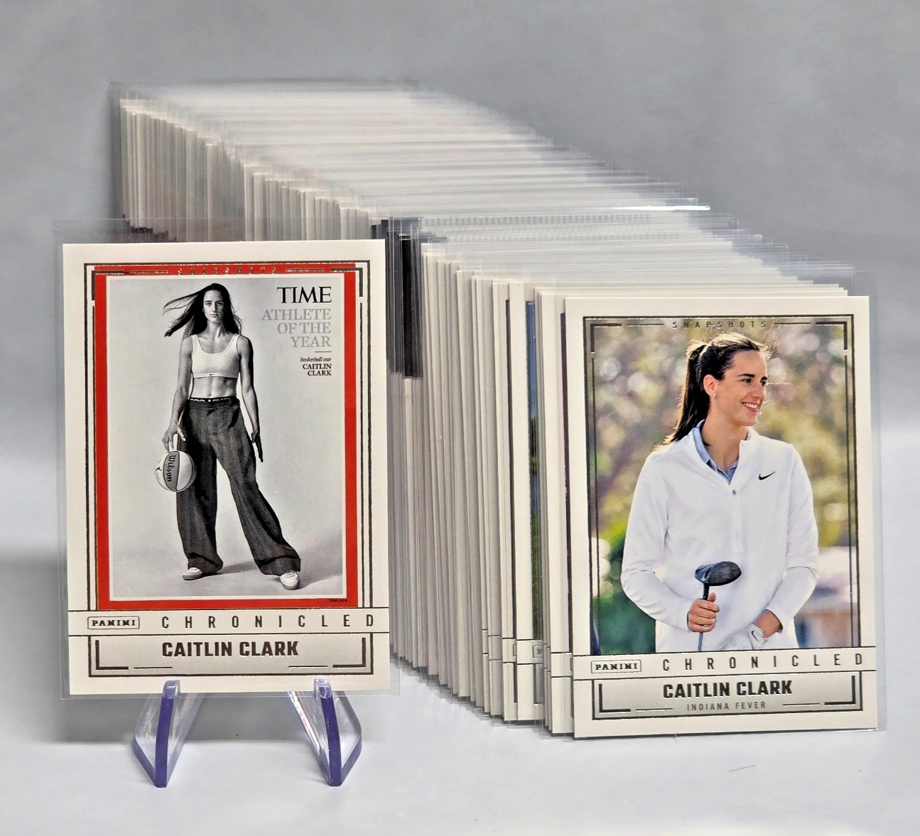 Choose a Card 1-100 Caitlin Clark Panini 2025 Chronicled Base & Holo Set Builder