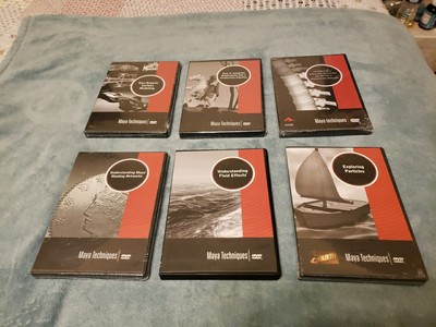 Lot Of 6 Maya Techniques: Learning DVD's 2002