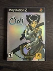 Oni PS2 CIB Complete Sony PlayStation 2 2000 1st Print Black Label with Manual