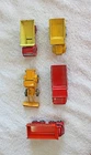 5 Vintage Lesney Matchbox Dump Trucks 1960s Made in England Series 1-75