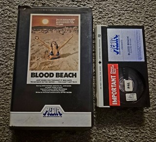 Blood Beach Media Pre Cert BETAMAX Horror NOT VHS Rare