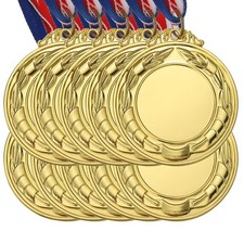 10pcs Blank Award Medals Gold Winner Medal for Competitions