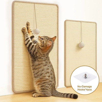 Katzen Kratzmatte Sisal Selbstklebend Sofa Schutz Spielzeug