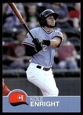 2019 Kole Enright Choice Minor League Rookie Card S2 Hickory Crawdads