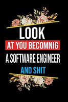 Notizbuch Liniert Look At You, Software Engineer, 120 Seiten, A5, Schwarz