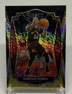 2021 Panini Select Black Gold One of One Norman Powell 1/1 Portland Blazers