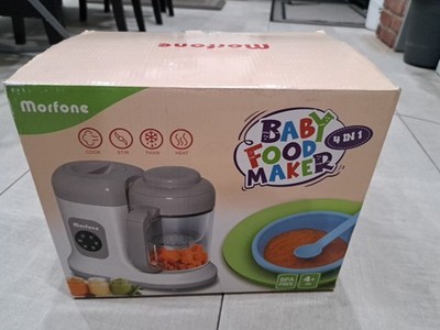 Morfone FSJ-04 Baby Food Maker One Step Infant Food Processor Steaming Stirring 