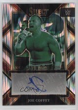 2023 Panini Select WWE Signature Selections Flash Prizm Joe Coffey Auto 5i3