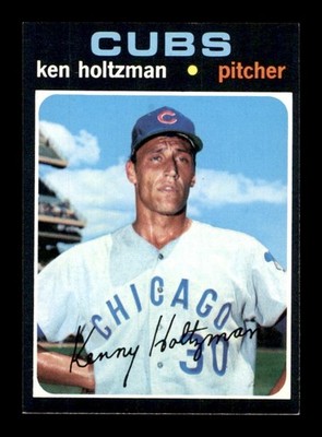 1971 Topps Baseball #410 Ken Holtzman NM/MT *e2